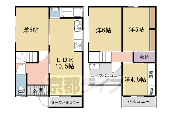 京都府八幡市八幡清水井 賃貸一戸建て