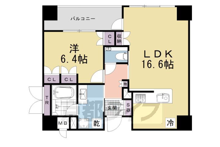 京都府京都市中京区八町目 賃貸マンション