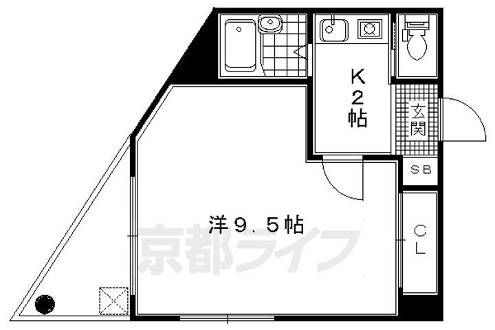 京都府京都市上京区南伊勢屋町 二条駅 1K マンション 賃貸物件詳細