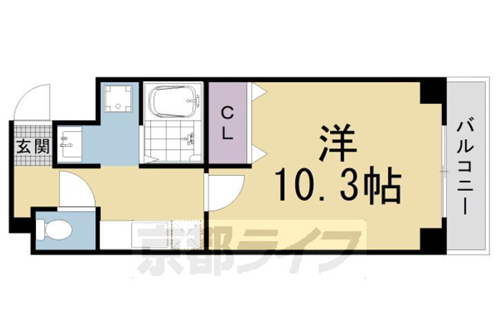 京都府京都市中京区西ノ京西円町 円町駅 1K マンション 賃貸物件詳細