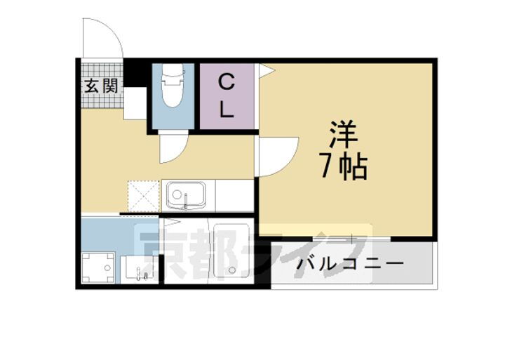 京都府京都市南区吉祥院西ノ庄東屋敷町 西大路駅 1K アパート 賃貸物件詳細