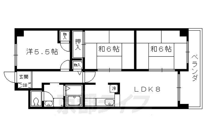 京都府京都市左京区岩倉西宮田町 国際会館駅 3LDK マンション 賃貸物件詳細