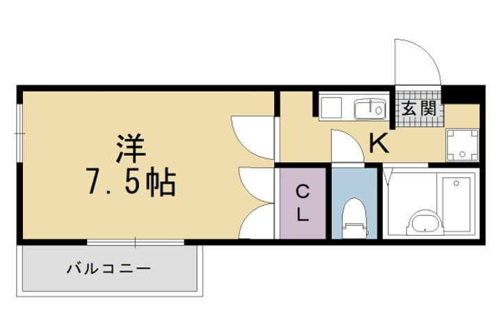 京都府京都市右京区嵯峨釈迦堂門前瀬戸川町 嵯峨嵐山駅 1K マンション 賃貸物件詳細