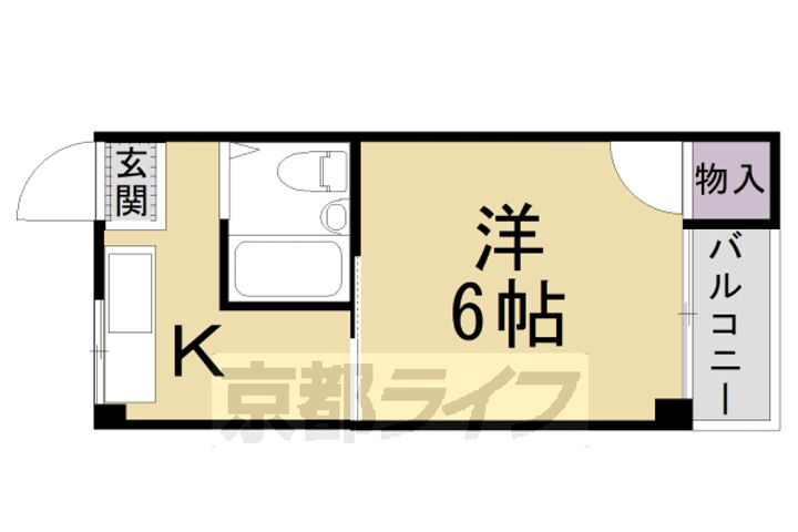 京都府京都市東山区本町１４丁目 東福寺駅 1K マンション 賃貸物件詳細