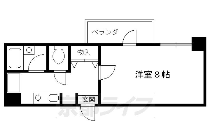 京都府京都市中京区壬生坊城町 大宮駅 1K マンション 賃貸物件詳細
