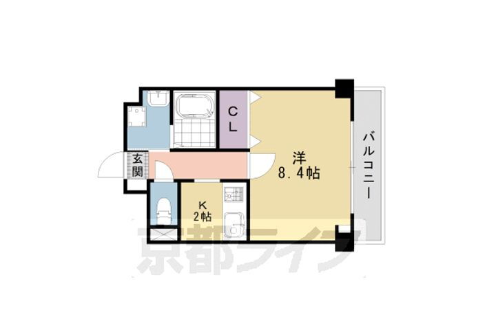 京都府京都市中京区西ノ京式部町 二条駅 1K マンション 賃貸物件詳細
