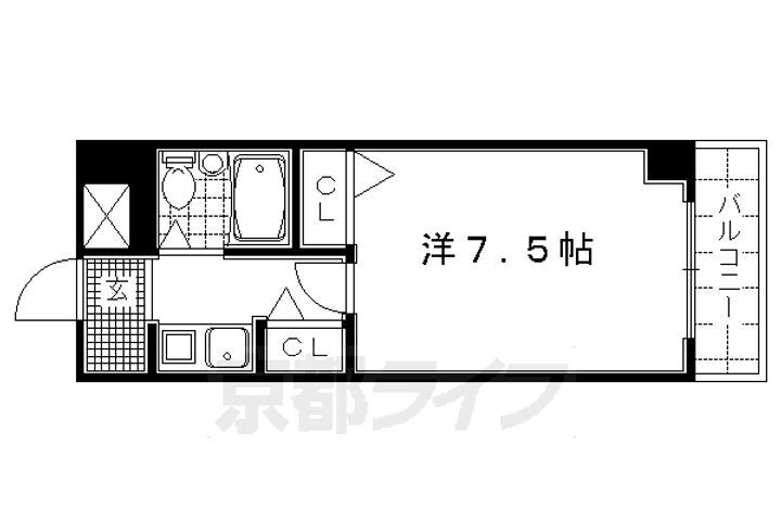 京都府京都市中京区壬生淵田町 西院駅 1K マンション 賃貸物件詳細