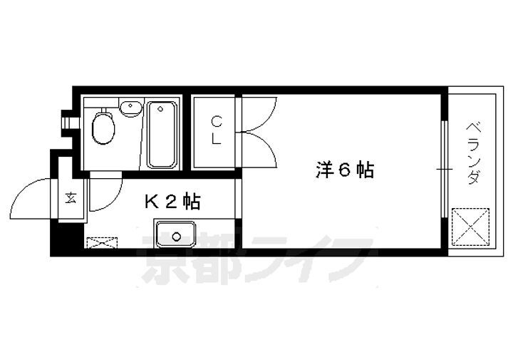 京都府京都市左京区高野清水町 元田中駅 1K マンション 賃貸物件詳細