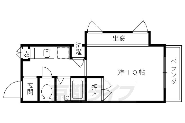 京都府京都市北区大宮田尻町 北大路駅 1K マンション 賃貸物件詳細