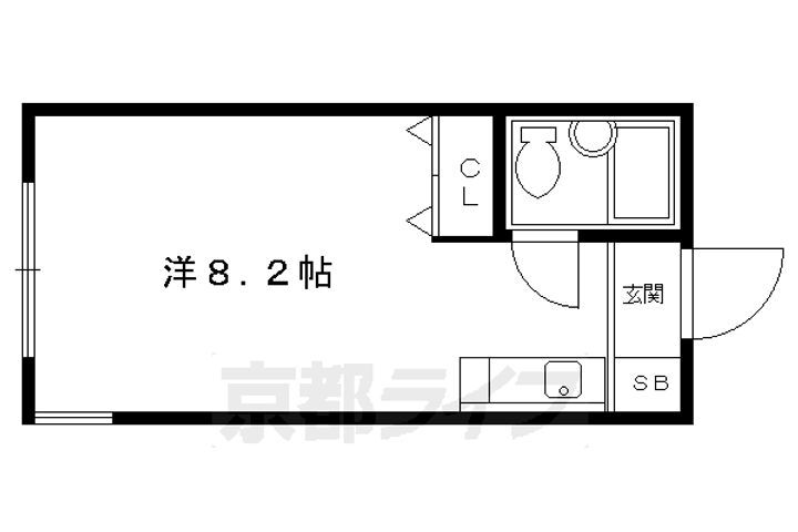 京都府京都市左京区上高野上荒蒔町 宝ケ池駅 1K マンション 賃貸物件詳細