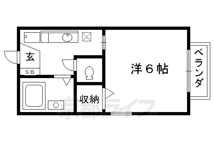 京都府京都市左京区岩倉西河原町 岩倉駅 1K アパート 賃貸物件詳細