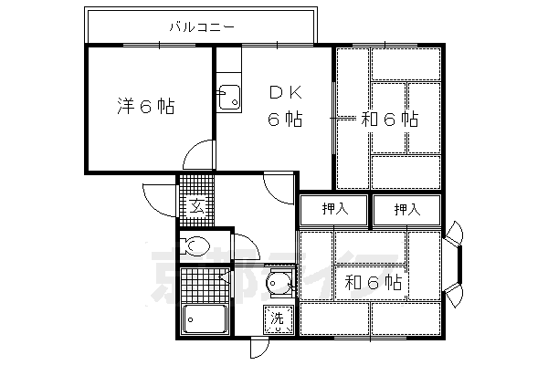 リバティーハウス葵 1階 3DK 賃貸物件詳細