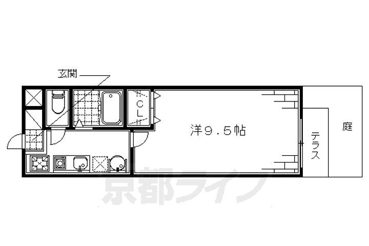 京都府京都市伏見区深草西浦町８丁目 龍谷大前深草駅 1K アパート 賃貸物件詳細