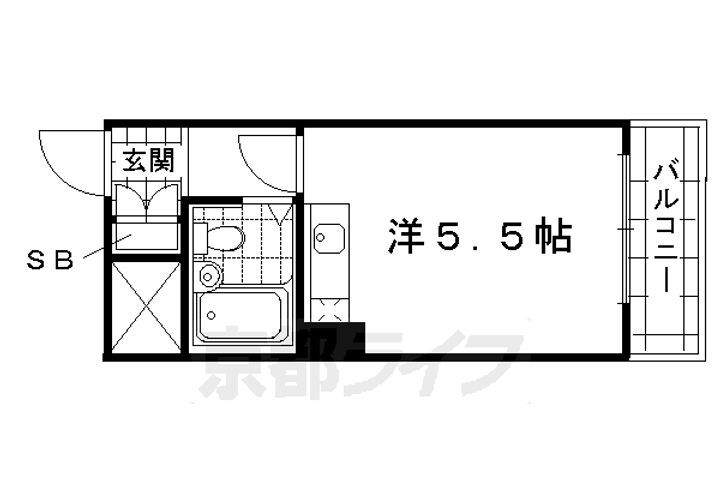 京都府京都市伏見区深草飯食町 藤森駅 1K マンション 賃貸物件詳細