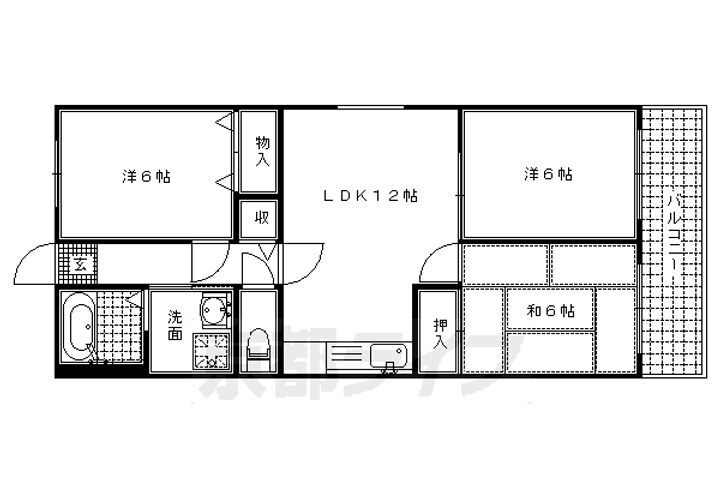 京都府京都市伏見区深草鞍ケ谷 藤森駅 3LDK マンション 賃貸物件詳細