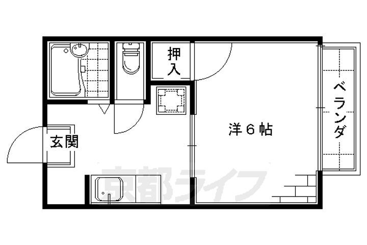 京都府京都市伏見区下油掛町 伏見桃山駅 1K アパート 賃貸物件詳細