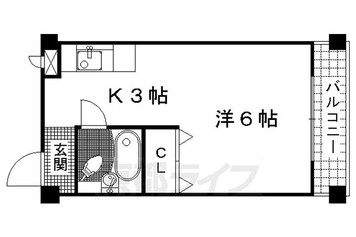 京都府京都市伏見区竹田久保町 くいな橋駅 1K マンション 賃貸物件詳細