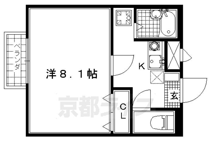 京都府京都市伏見区深草坊町 藤森駅 1K アパート 賃貸物件詳細