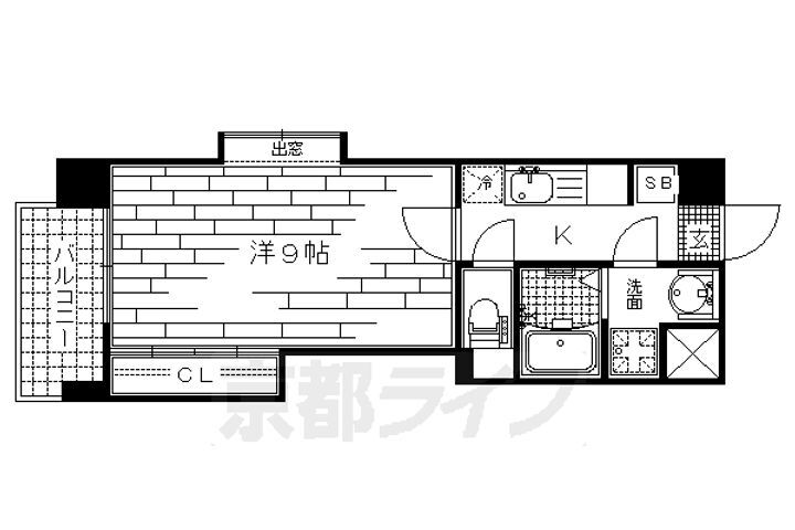 京都府京都市伏見区深草西浦町８丁目 藤森駅 1K マンション 賃貸物件詳細
