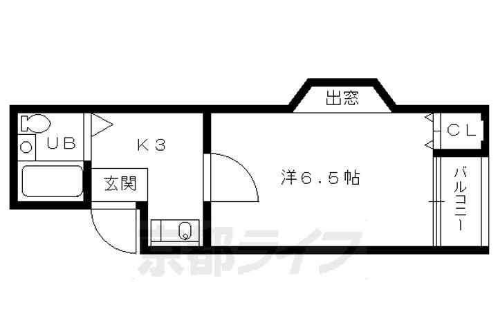 京都府京都市中京区西ノ京上平町 円町駅 1K マンション 賃貸物件詳細