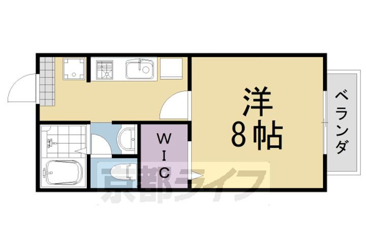 京都府京都市西京区桂千代原町 桂駅 1K アパート 賃貸物件詳細