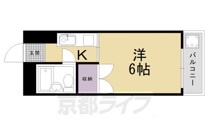 京都府京都市右京区常盤村ノ内町 花園駅 1K マンション 賃貸物件詳細
