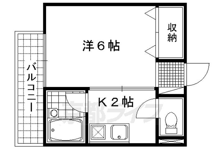 京都府京都市右京区御室芝橋町 御室仁和寺駅 1K アパート 賃貸物件詳細