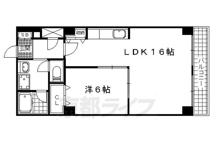 京都府京都市山科区椥辻中在家町 椥辻駅 1LDK マンション 賃貸物件詳細