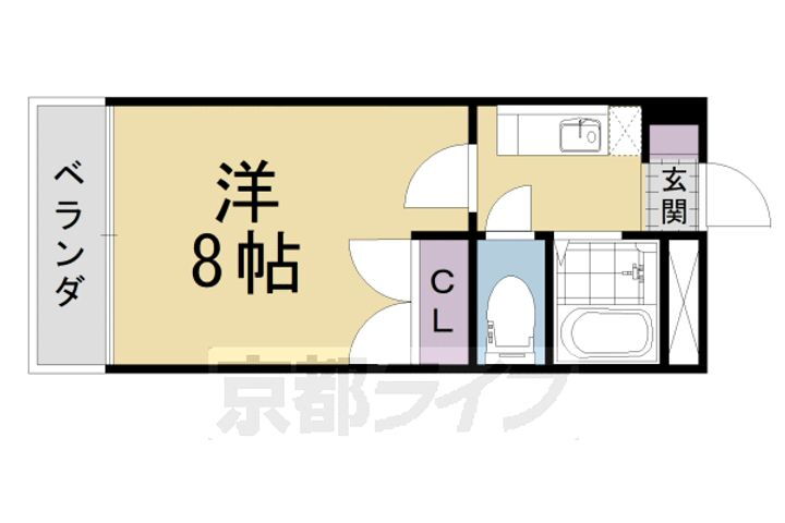 京都府向日市上植野町馬立 西向日駅 1K マンション 賃貸物件詳細