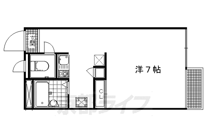 京都府京都市伏見区久我東町 長岡京駅 1K アパート 賃貸物件詳細