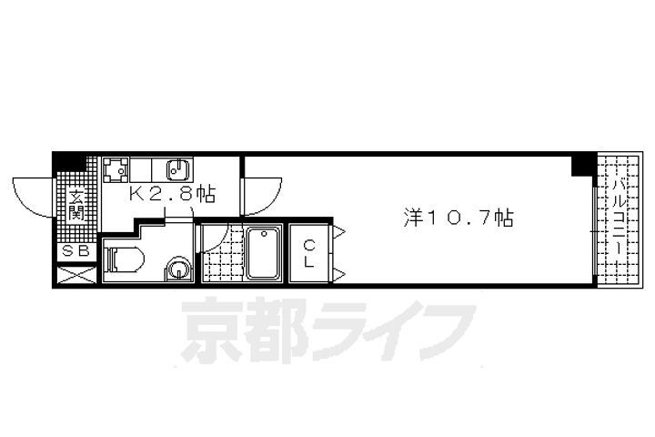 京都府京都市山科区小山鎮守町 四宮駅 1K マンション 賃貸物件詳細
