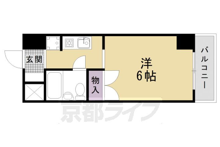 京都府京都市南区唐橋川久保町 西大路駅 1K マンション 賃貸物件詳細