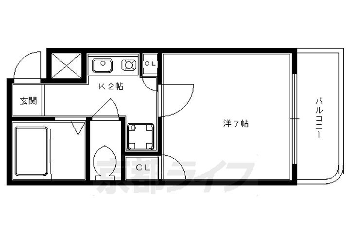 京都府京都市南区東九条柳下町 十条駅 1K マンション 賃貸物件詳細
