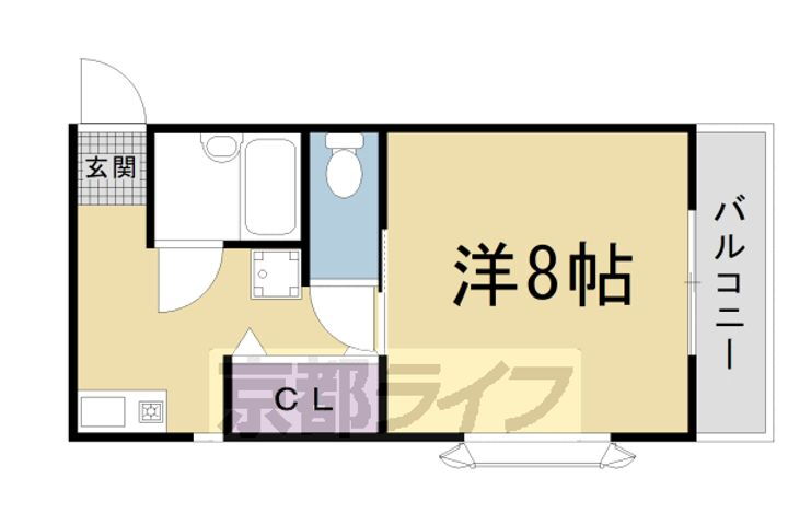 京都府京都市南区吉祥院西浦町 西大路駅 1K マンション 賃貸物件詳細