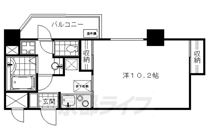京都府京都市下京区御影堂町（五条通寺町西入ル） 清水五条駅 1K マンション 賃貸物件詳細