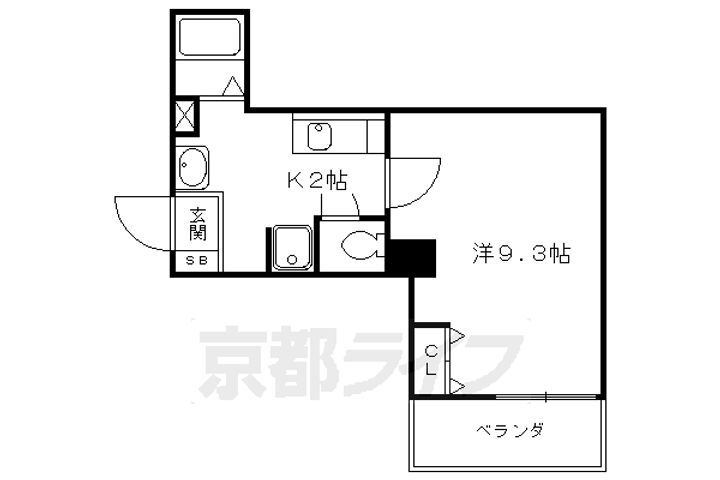 京都府京都市下京区骨屋町 四条駅 1K マンション 賃貸物件詳細