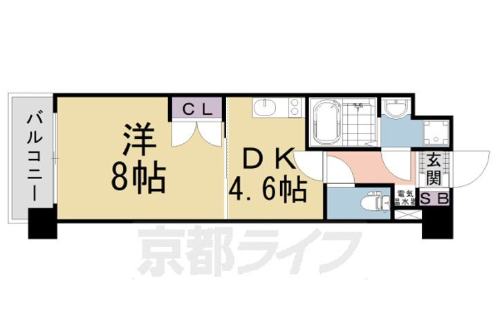 京都府京都市下京区西七条南東野町 丹波口駅 1DK マンション 賃貸物件詳細