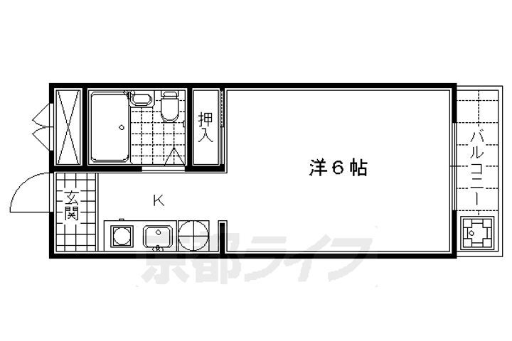 京都府京都市南区西九条唐橋町 東寺駅 1K マンション 賃貸物件詳細