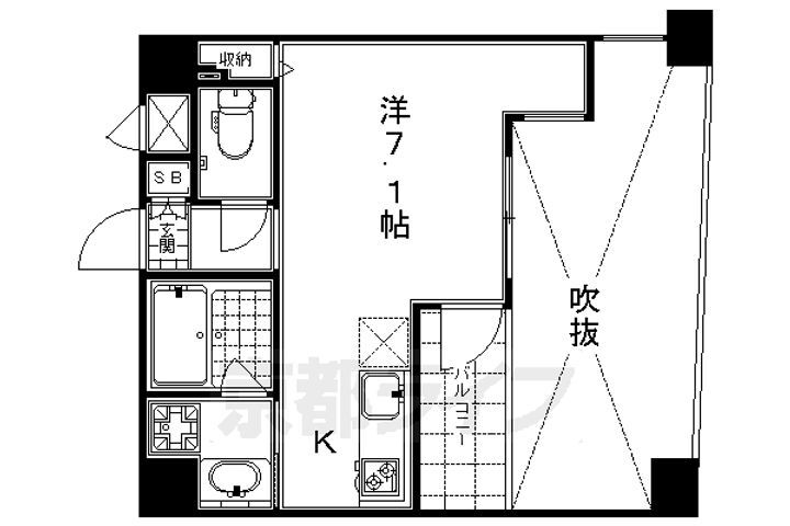 京都府京都市下京区南不動堂町（油小路通塩小路下ル） 京都駅 1K マンション 賃貸物件詳細