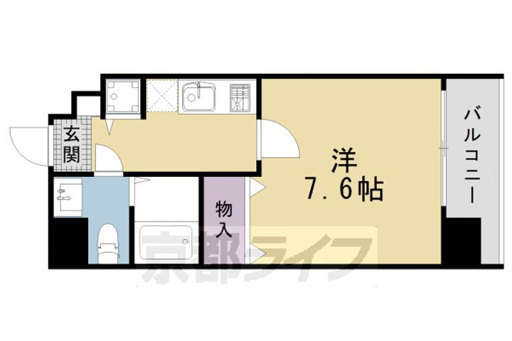 京都府京都市南区吉祥院清水町 西大路駅 1K マンション 賃貸物件詳細