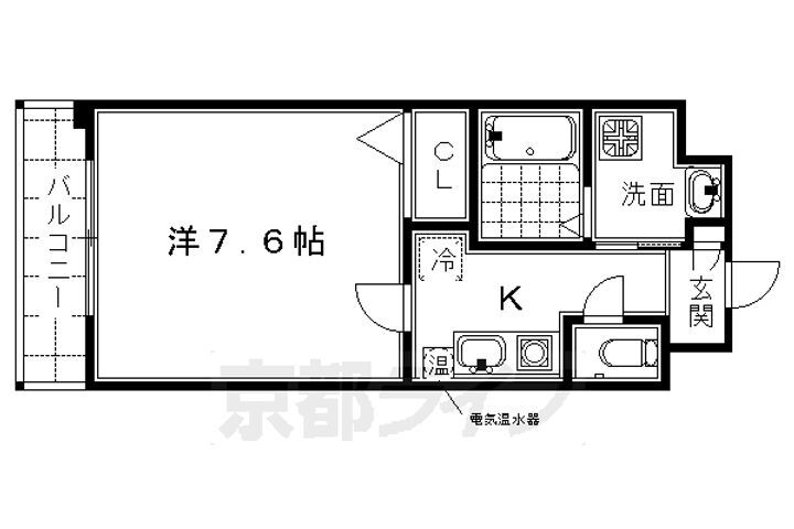京都府京都市南区東九条河西町 京都駅 1K マンション 賃貸物件詳細