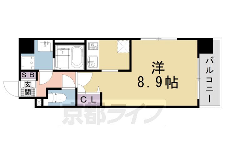 京都府京都市南区西九条大国町 東寺駅 1K マンション 賃貸物件詳細