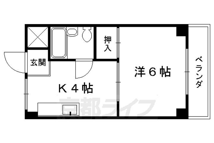 京都府京都市南区東九条南石田町 十条駅 1DK アパート 賃貸物件詳細