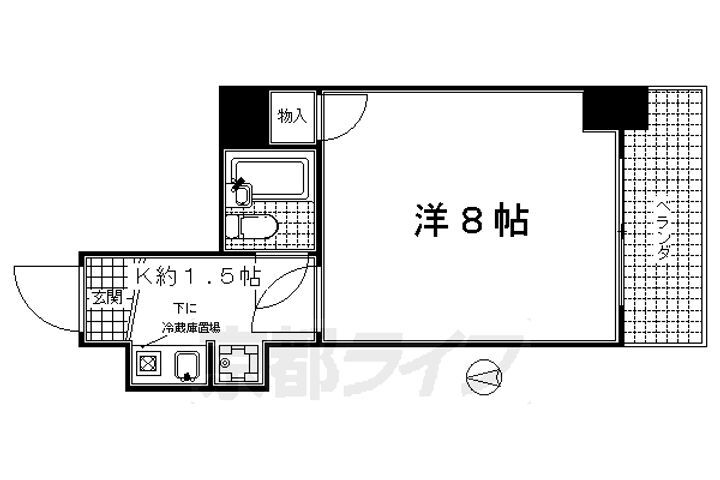 京都府京都市下京区西八百屋町 京都駅 1K マンション 賃貸物件詳細