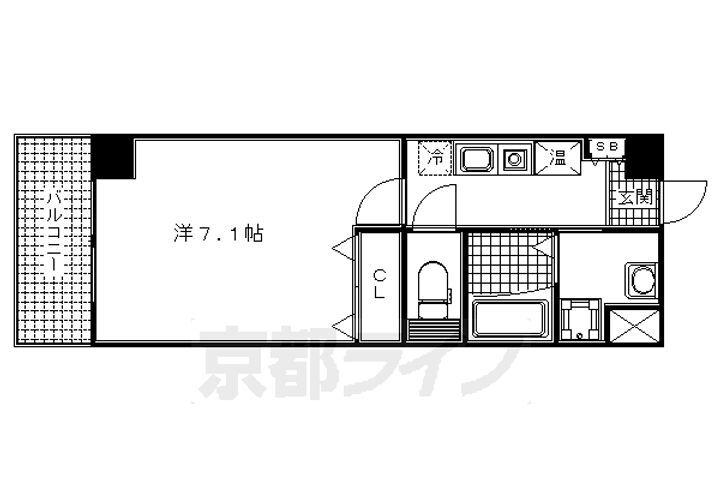 京都府京都市南区東九条西山町 京都駅 1K マンション 賃貸物件詳細