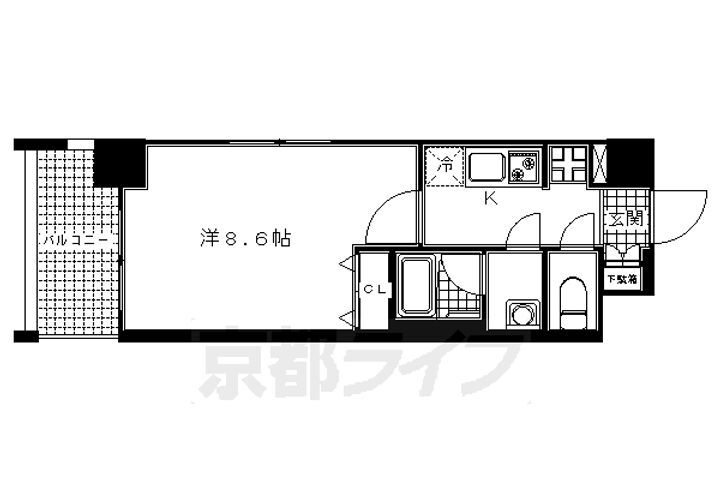 京都府京都市下京区中金仏町（油小路五条下ル） 五条駅 1K マンション 賃貸物件詳細