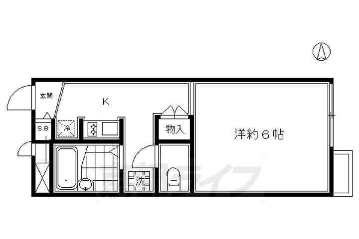 京都府京都市南区吉祥院車道町 西大路駅 1K アパート 賃貸物件詳細