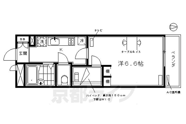 京都府京都市南区吉祥院這登西町 西大路駅 1K アパート 賃貸物件詳細