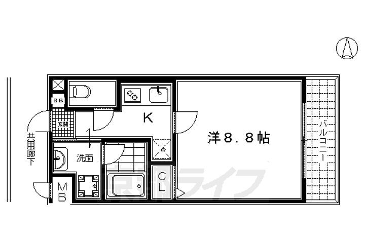 京都府京都市南区上鳥羽南花名町 上鳥羽口駅 1K マンション 賃貸物件詳細