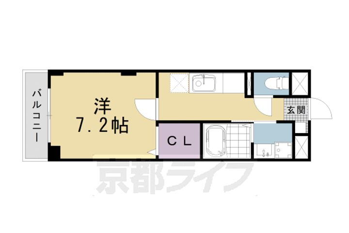 京都府京都市南区四ツ塚町 東寺駅 1K マンション 賃貸物件詳細